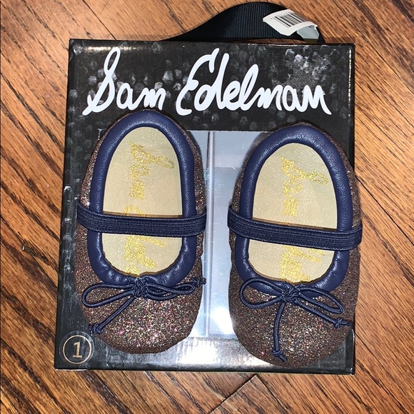 Sam Edelman Other - Sam Edelman Felicia infant shoes glitter holiday